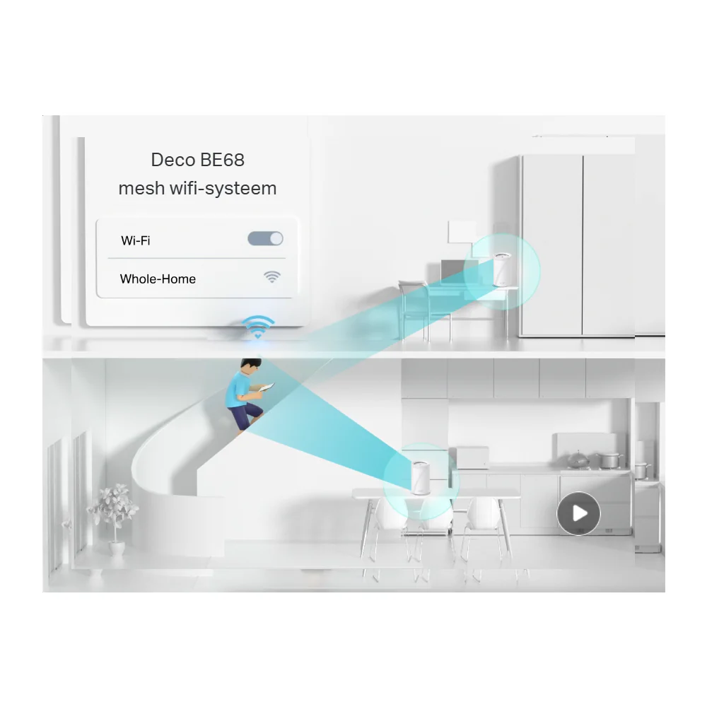 Deco BE68 WiFi 7 Mesh Tri-Band 3-Pack - Image 6