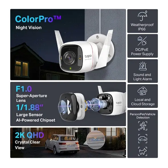 Tapo C325WB 2K Beveiligingscamera (2-Pack) - Image 2